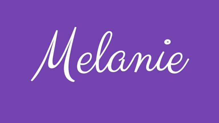 🥇 Biblical Meaning Of The Name Melanie【 2021