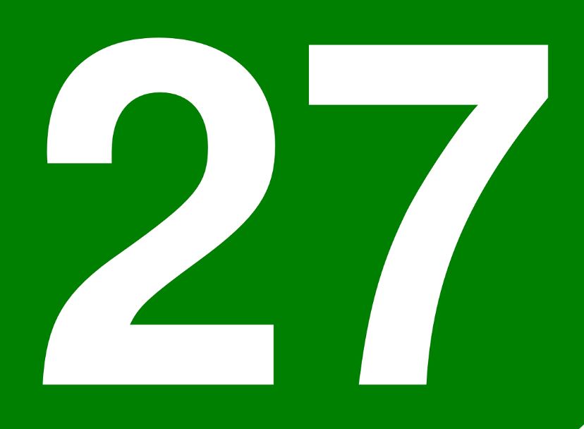 THE MEANING OF THE NUMBER 27 IN NUMEROLOGY